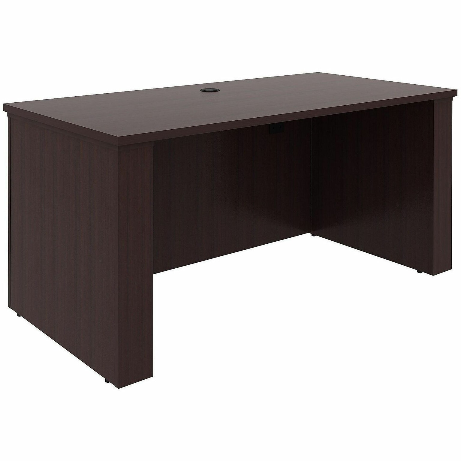 Lorell Essentials 60W Sit to Stand Workstation Desk, Espresso Brown (LLR69641)