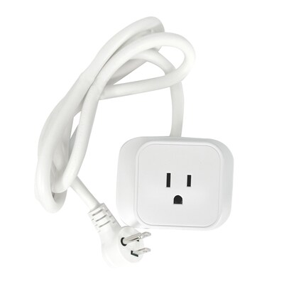 RAYOVAC 5-Outlet 3-USB Port Power Cube Surge Protector with Flat Plug, 5-ft., 540 Joules, White (SS-P927)