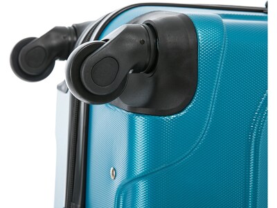 InUSA Endurance 21.45" Hardside Carry-On Suitcase, 4-Wheeled Spinner, Teal (IUEND00S-TEA)