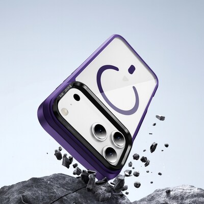 SaharaCase Raider Series MagSafe Phone Case for iPhone 17 Pro, Shock Absorbing, Purple Orchid (CP00982)