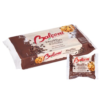 Balconi Chocolate Chip Muffin, 72/Pack (600-04190)