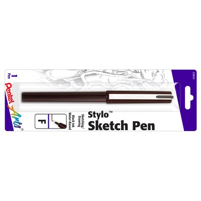 Pentel Stylo, Black Ink, 6/Bundle (PTAJM20BPAE-6)