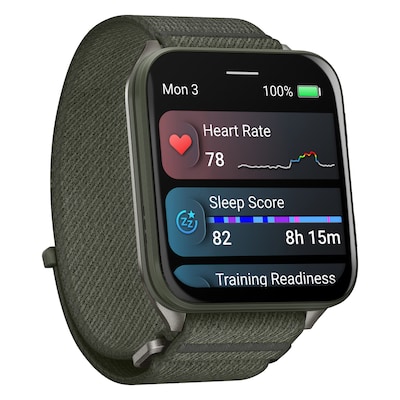 Garmin Venu X1 Fitness Smartwatch, GPS, 46mm, Moss ComfortFit Nylon Band (010-02980-01)