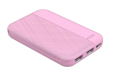 LAX 6600mAh Power Bank, Pink (LX16P)