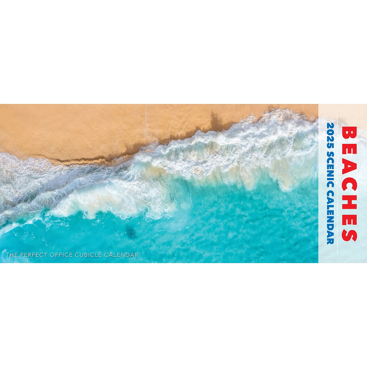 2025 Willow Creek Beaches 15 x 6.5 Yearly Panoramic Wall Calendar (48283)