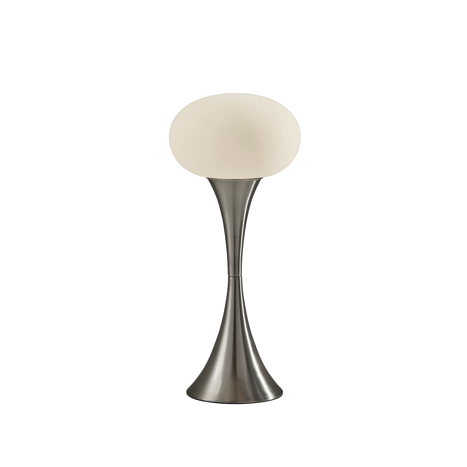 Adesso Otis Incandescent Table Lamp, Brushed Steel (2603-22)