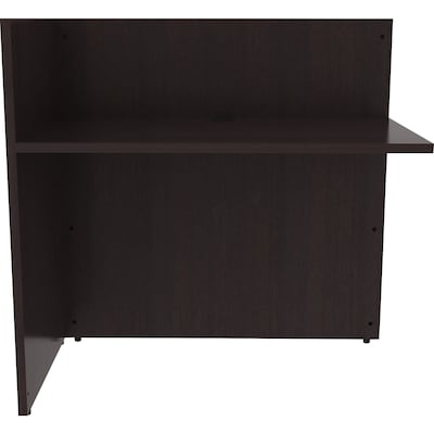 Lorell Essentials 42W Desk Return, Espresso (LLR18309)
