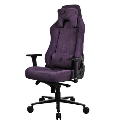 Arozzi Vernazza SoftFabric Ergonomic Racing Gaming Chair, Purple (VERNAZZA-SFB-PP)