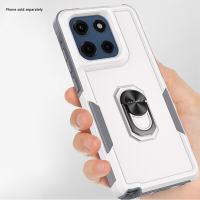 SaharaCase Raider Series Phone Case for Motorola Moto G Stylus 5G, Shock Absorbing, Fossil White (CP00789)