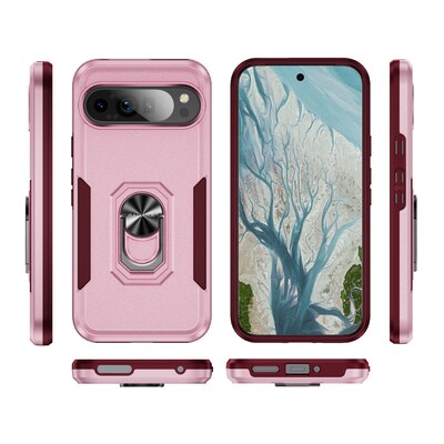 SaharaCase Raider Phone Case for Google Pixel 9 Pro XL, Shock Absorbing, Desert Rose (CP00612)
