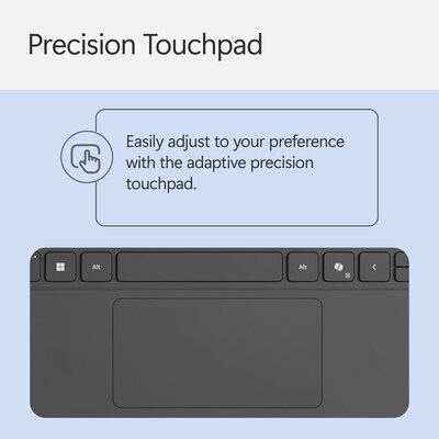Microsoft Surface Pro 12" Keyboard Cover with Slim Pen 2, Slate (EP2-32750)
