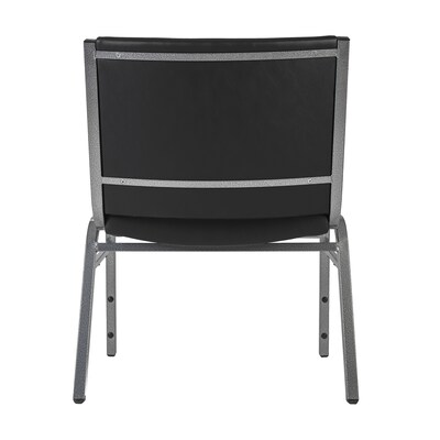 Flash Furniture HERCULES Vinyl Guest Big & Tall Chair, 1000 lb. Capacity, Black (XU60555BLKVYL)