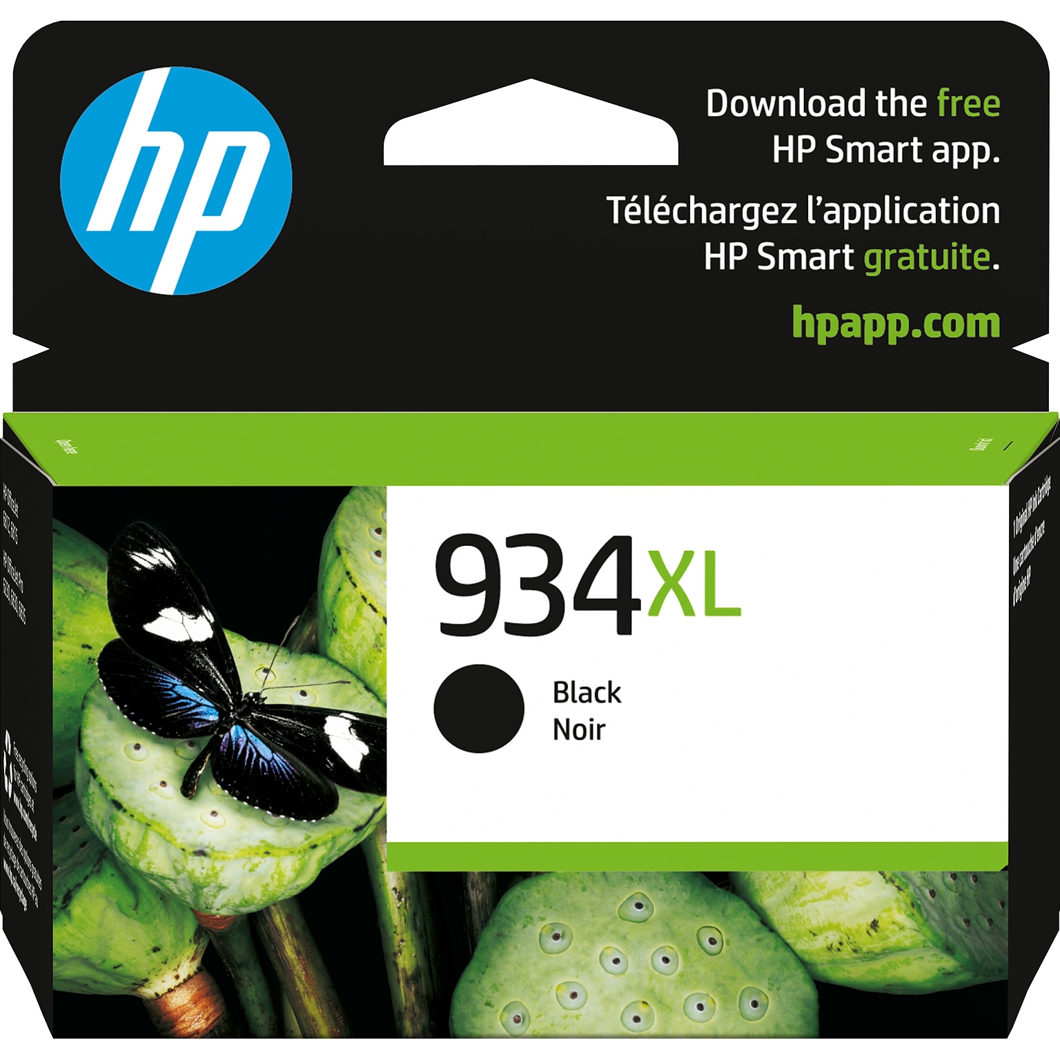 HP 934XL Black High Yield Ink Cartridge, Prints Up to 1,000 Pages (C2P23AN#140)