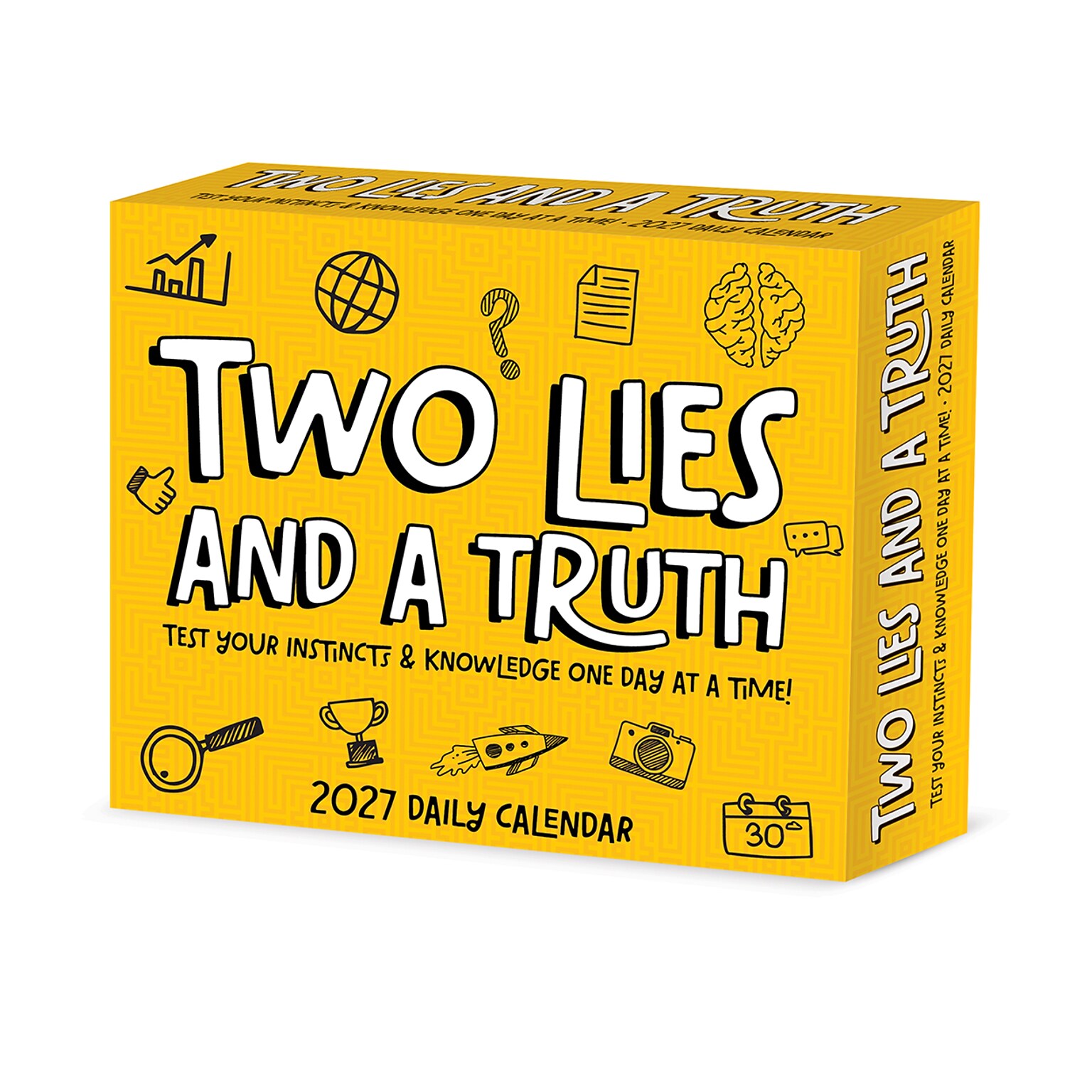 2027 Willow Creek Two Lies and a Truth 5.4 x 6.2 Day-to-Day Calendar (65068)