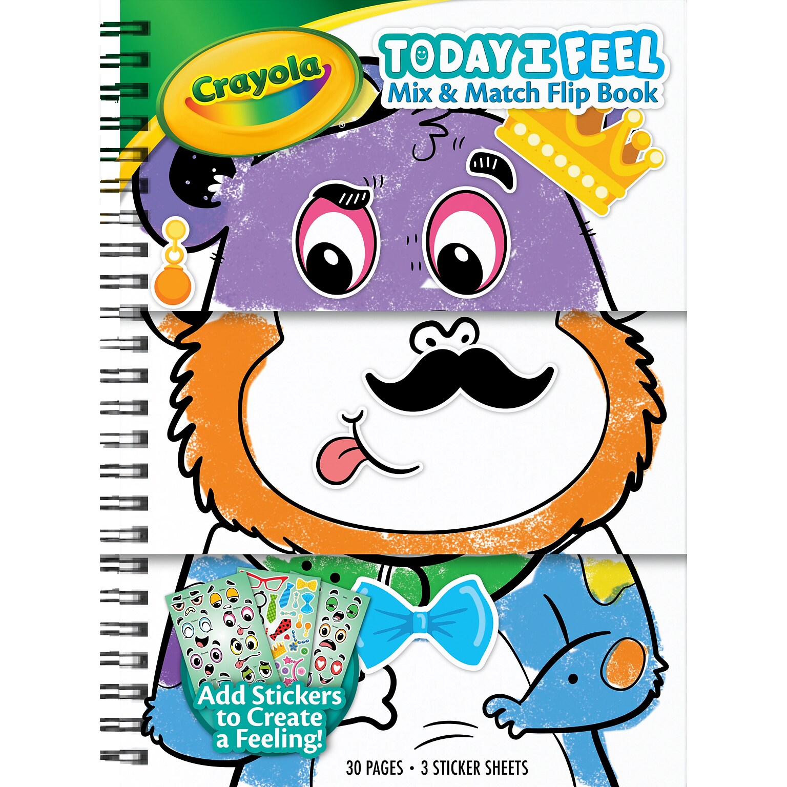 Crayola Today I Feel Animal Coloring Book (04-2774)