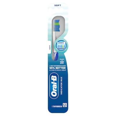 Oral-B Manual Indicator Contour Clean Soft Bristle Toothbrush (80200)