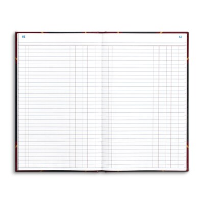 Staples® Ledger Book, Black, 150 Sheets/Book (217679)