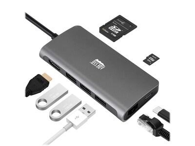 Adesso 8-in-1 USB Type-C Multiport Docking Station (AUH-4030)