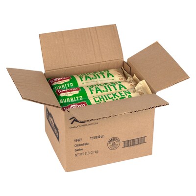 El Monterey Chicken Fajita Burrito, 8 oz, 12/Pack (220-02480)