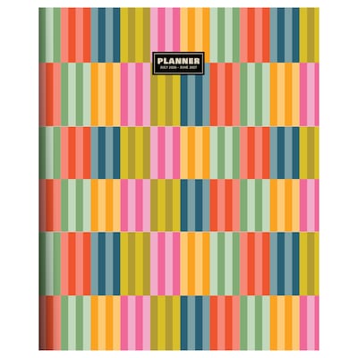 2026-2027 TF Publishing Blocked Colors 9 x 11 Academic Year Monthly Planner, Paperboard Cover (AY27-4508)