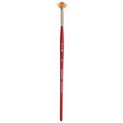 Princeton Velvetouch Short Handle Mixed Media Synthetic Fan Brush, 3/Pack (PBXP3950FN100-3)