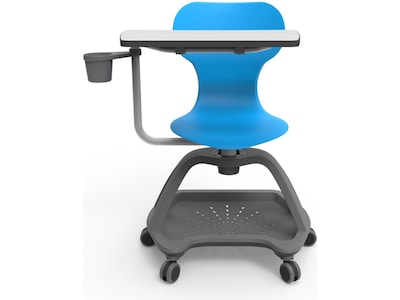 Luxor 24W All-in-One Student Desk and Chair, Blue/Gray (STUDENT-MTACHR)