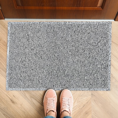 Floortex Doortex Twistermat Indoor Entrance Mat, 72 x 48, Black and White (NREMFLVA0005)