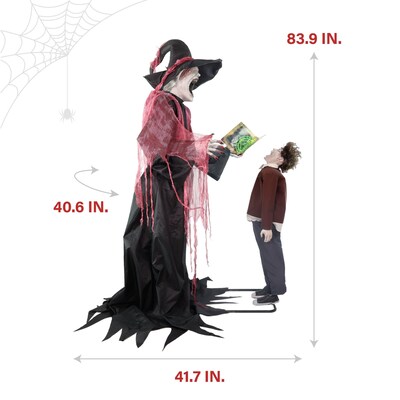 Haunted Hill Farm 7 ft. Motion-Sensor Soul Harvester Halloween Animatronic by Tekky (HHSOULHARVSTR-1FLSA)