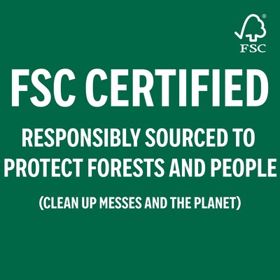 Perk™ Eco Recycled Lunch Napkin, 1-ply, White, 400 Napkins/Pack (CW20179)