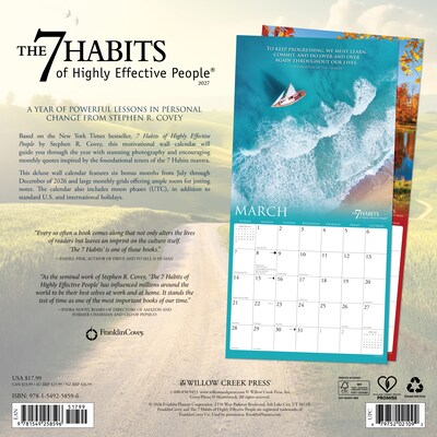 2027 Willow Creek 12 x 12 Monthly Wall Calendar, Assorted Colors (58596)