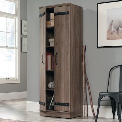 Sauder HomePlus 71"H Storage Cabinet with 4 Shelves, Salt Oak (430335)