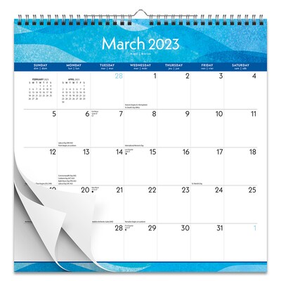 2023 BrownTrout Seaside Currents 12 x 12 Monthly Wall Calendar, (9781975455217)
