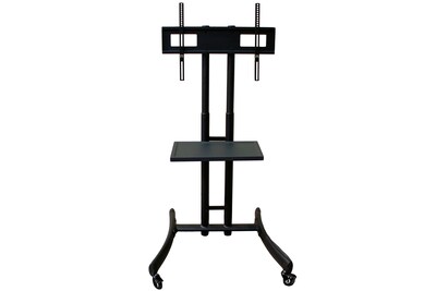 Rocelco Steel TV/AV Cart, Black (BSTC)