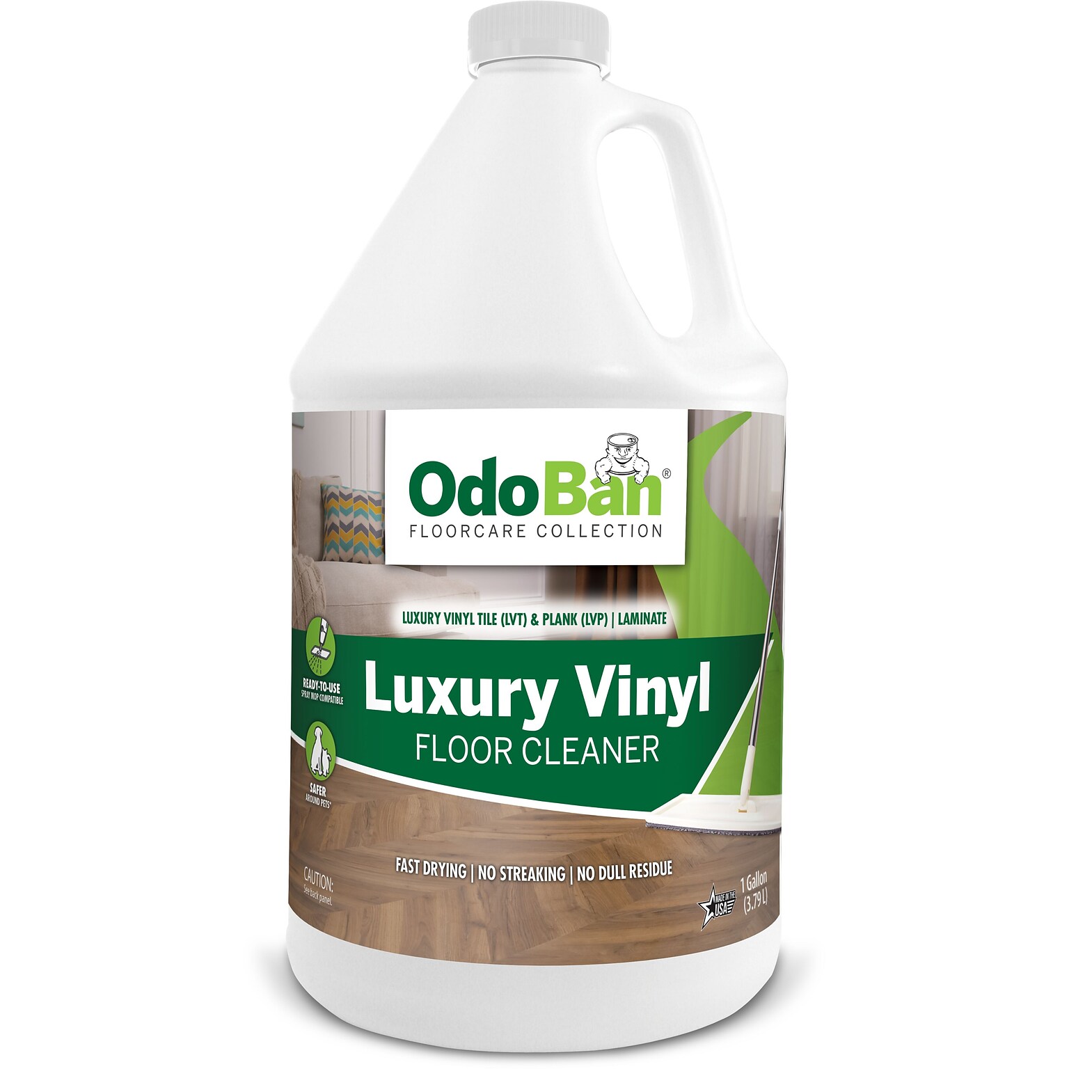 OdoBan Ready-to-Use Luxury Vinyl Floor Cleaner, 1 Gallon (9360B93-G)