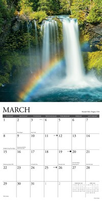 2026 Willow Creek Waterfalls 12" x 12" Monthly Wall Calendar (53102)