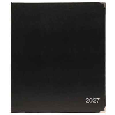 2027 Excello Brands 10" x 11.5" Monthly Standard Planner, Paperboard Cover, Black (CM-CY27-8511-BK)