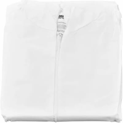 Global Industrial Disposable Microporous Coverall Elastic Hood & Boots White XL 25/Case (708191XL)