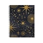2024-2025 Willow Creek Celestial Magic 8.5" x 11" Academic Weekly & Monthly Planner, Paper Cover, Black/Gold (48139)