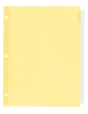 Avery Office Essentials Insertable Paper Dividers, 8 Tabs, Clear (11468)