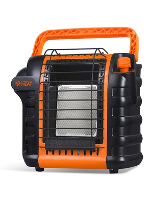 Commercial Heat 9000 BTU Portable Outdoor Radiant Propane Patio Heater, Orange (CHP9000O)