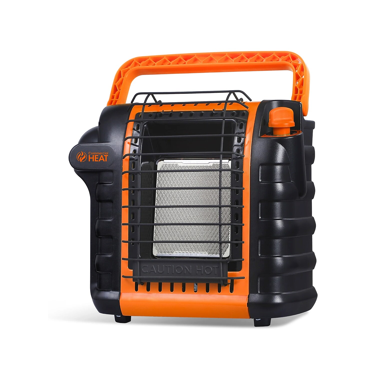 Commercial Heat 9000 BTU Portable Outdoor Radiant Propane Patio Heater, Orange (CHP9000O)