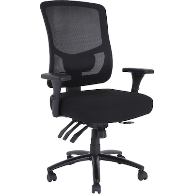 Lorell Big & Tall Mesh Back Office Chair, 350 lb. Capacity, Black (LLR40210)