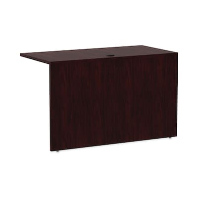 Alera Valencia Series U and L Groupings in Mahogany, Reversible Return/Bridge Shell, 48"W (ALEVA354824MY)