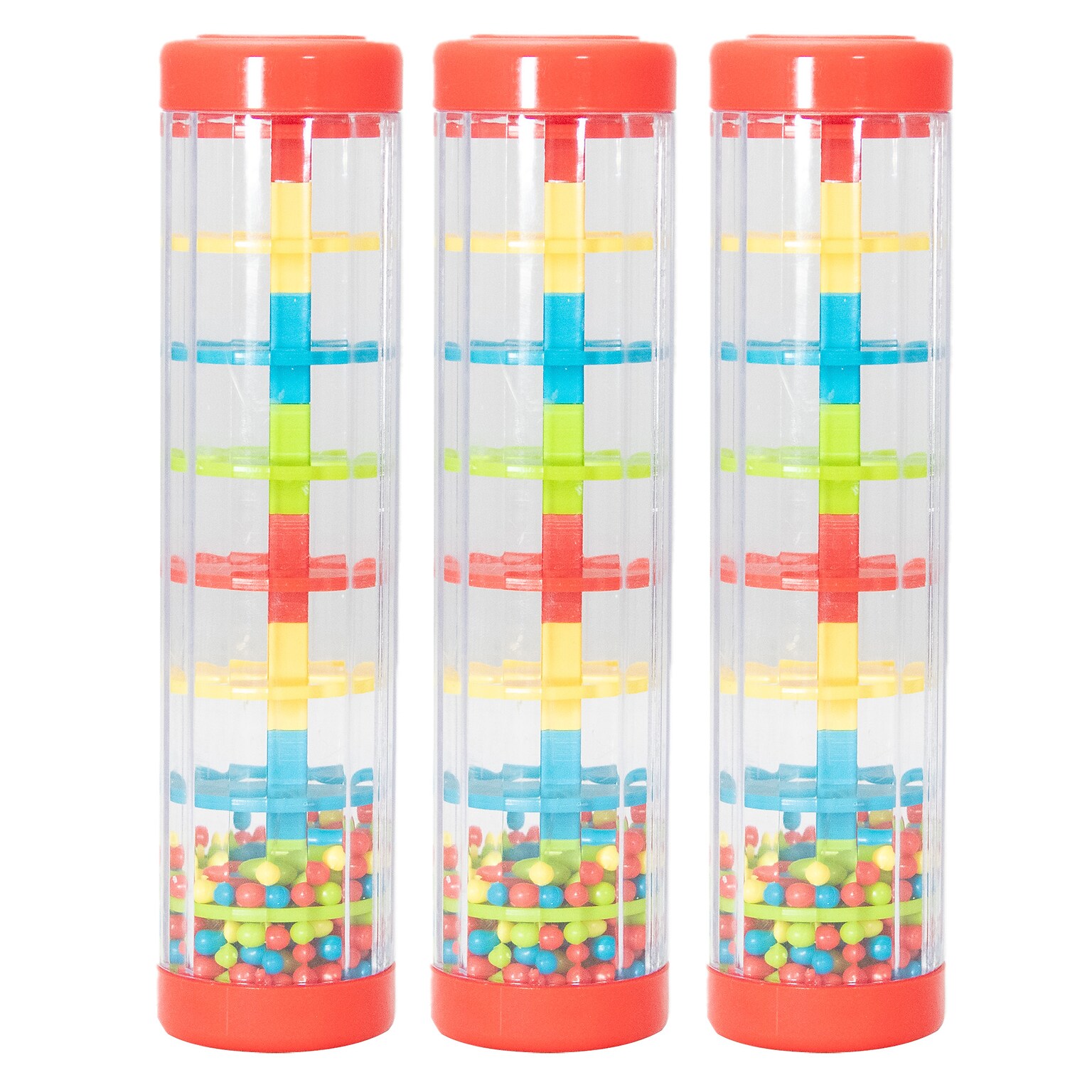 Westco Educational Products 4 Mini Rainshaker, Pack of 3 (WEPSE700204-3)