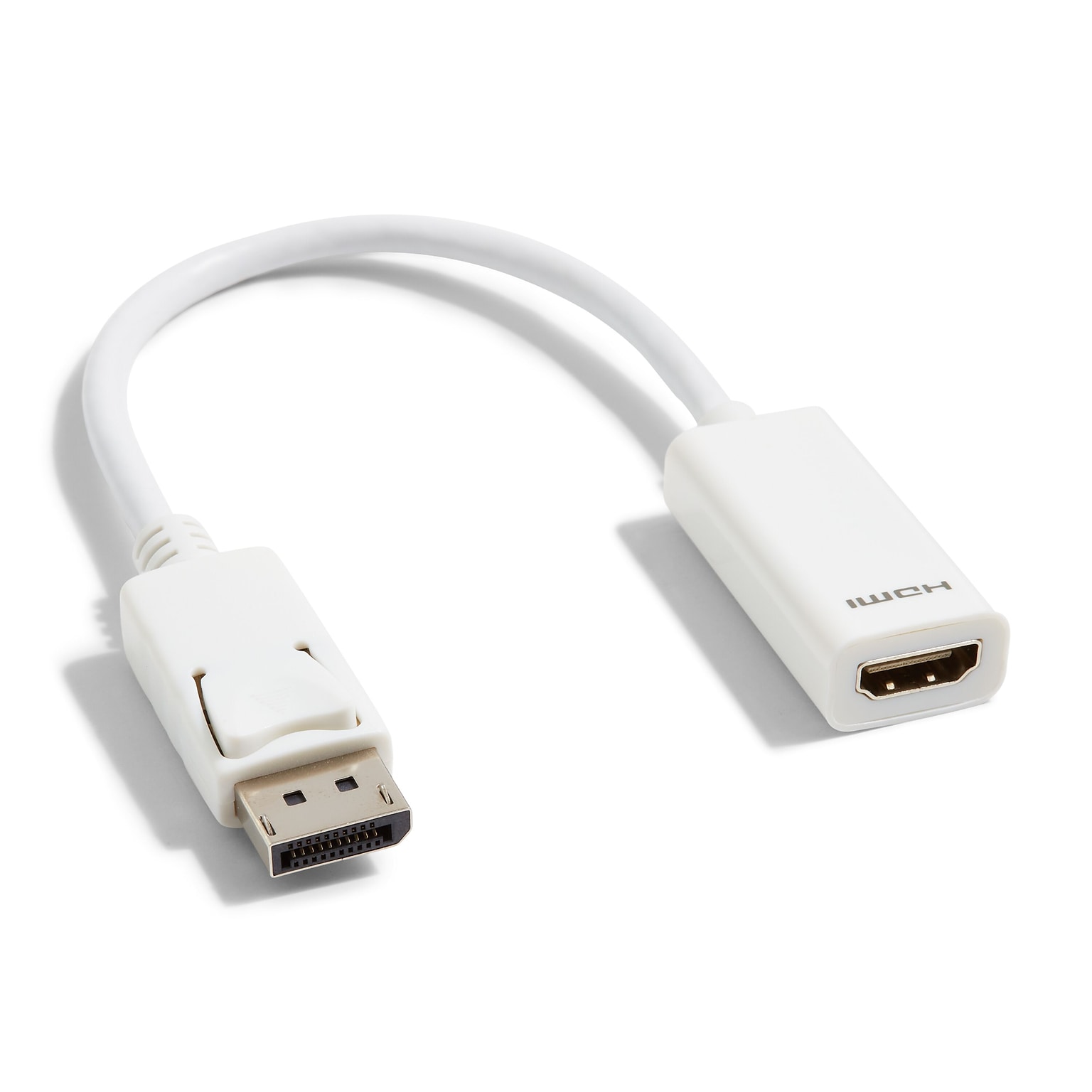 NXT Technologies 0.5 DisplayPort/HDMI Audio/Video Adapter, White (NX60396)