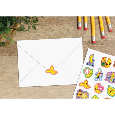 Teacher Created Resources Banana Smelly Stickers, Multicolored, 120/Pack, 6/Packs/Bundle (TCR9447-6)