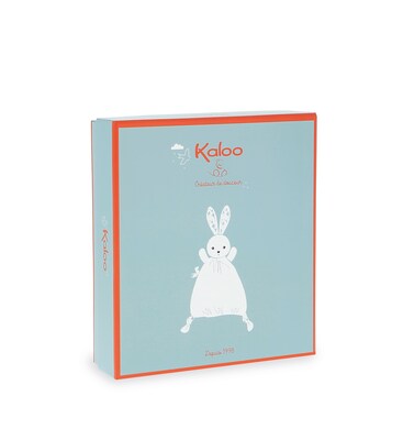 Kaloo K'doux Comforting Rabbit Blanket, Dove (JNDK969947)