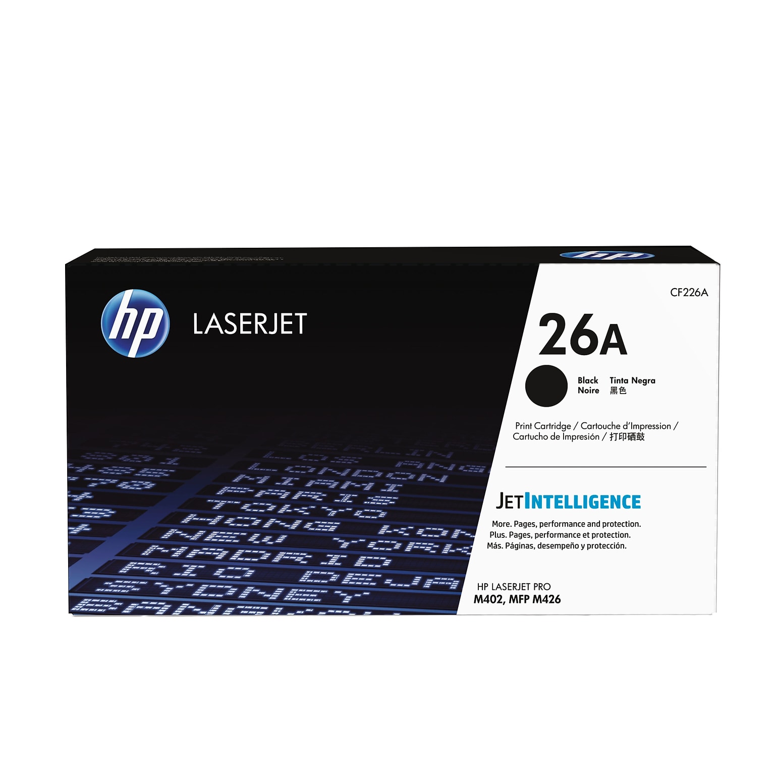 HP 26A Black Standard Yield Toner Cartridge (CF226A), print up to 3100 pages