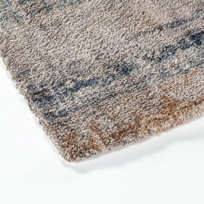 Flash Furniture Dana Collection Polyester 84" x 61.5" Rectangular Handmade Rug, Blue (RCRG1901657)