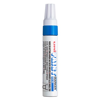 Uni PAINT PX-30 Oil-Based Paint Marker, Broad Line, Blue Ink (63733)